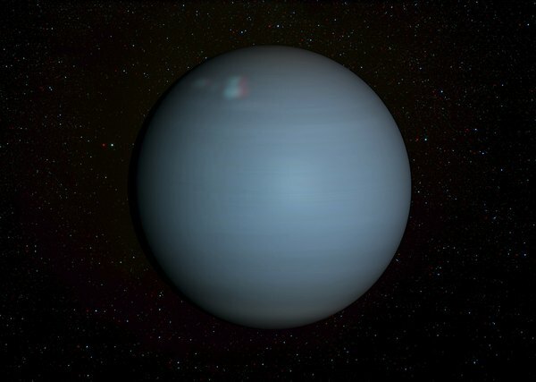 Uran při pohledu z Hubblova kosmického dalekohledu