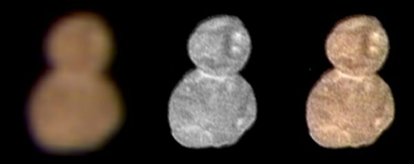 NASA attālinātais kosmosa atklājums (Ultima Thule) izskatās tieši kā sniegavīrs