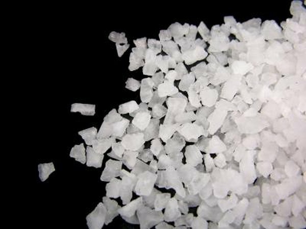 Крупный план гранул соли