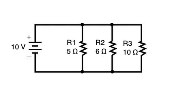 Las características de un circuito paralelo